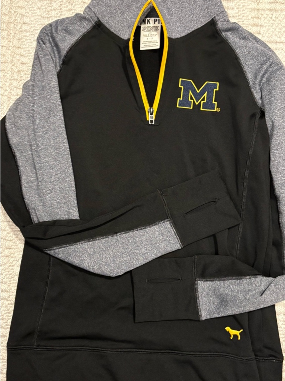 PINK by Victoria's Secret Michigan Zip pullover